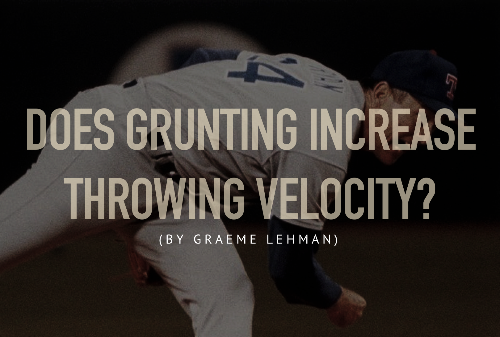 Improve Your Throwing Velocity